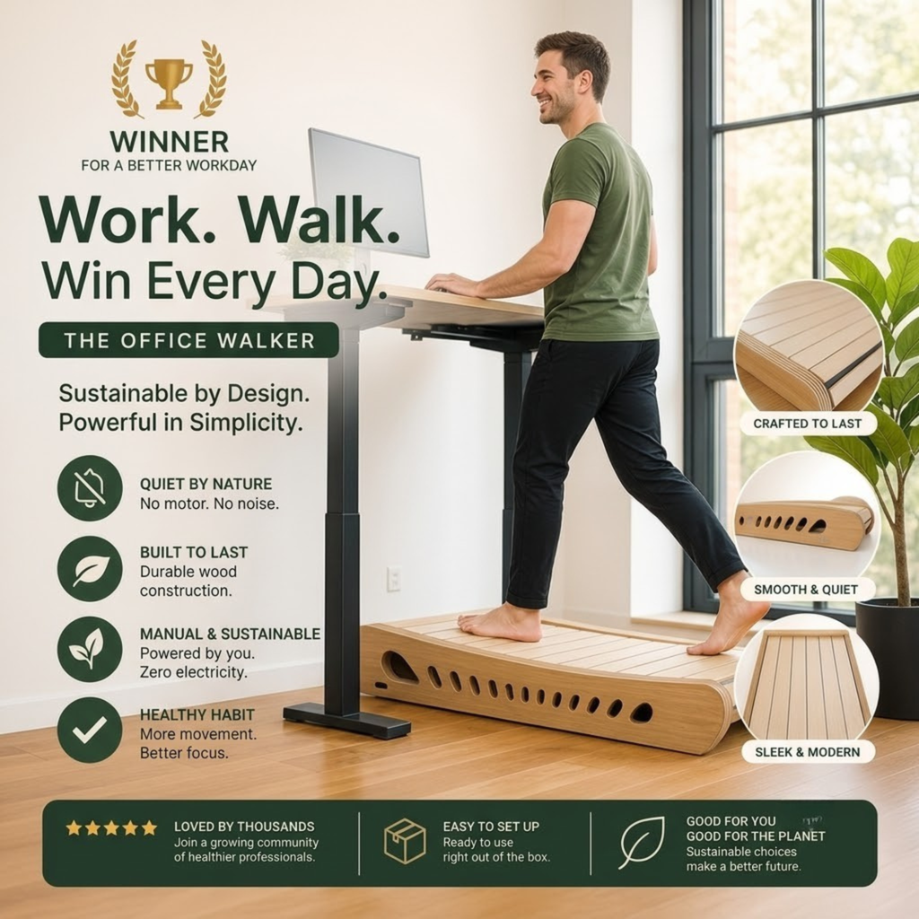 WoodFlow Office Walker