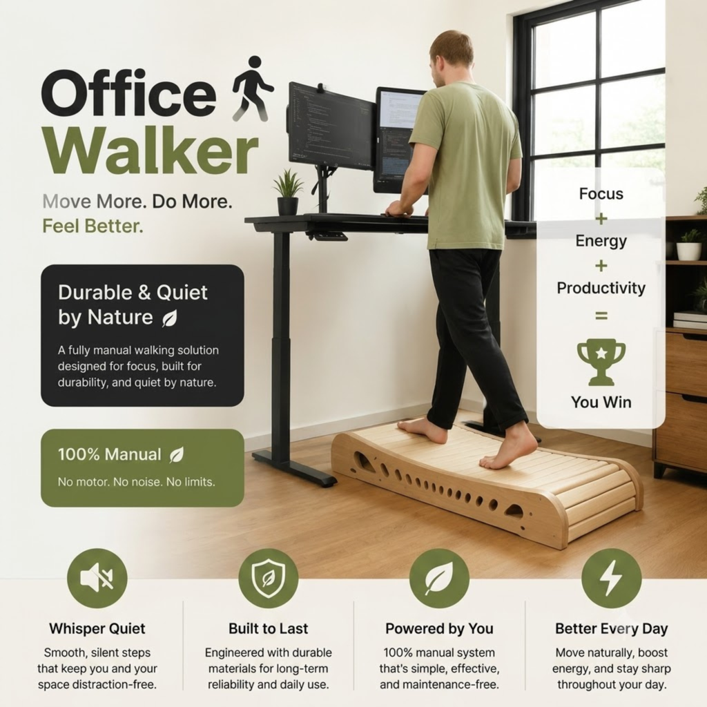 WoodFlow Office Walker